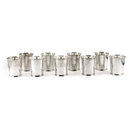 Set of Nine S. Kirk & Sons Sterling