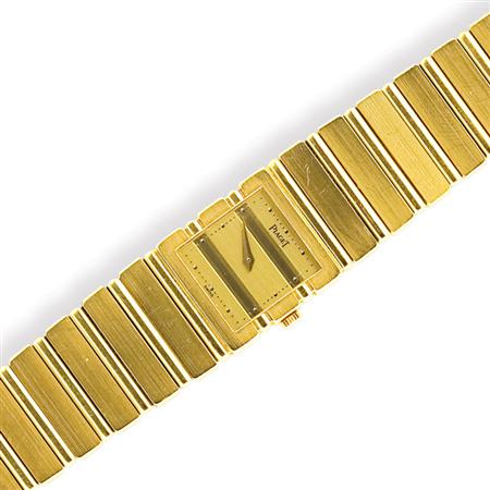 Gold Wristwatch, Piaget
	  Estimate:$2,500-$3,500