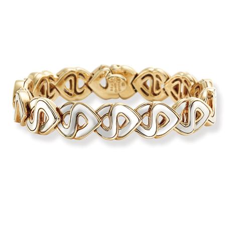 Two Color Gold Bracelet Marina 69412