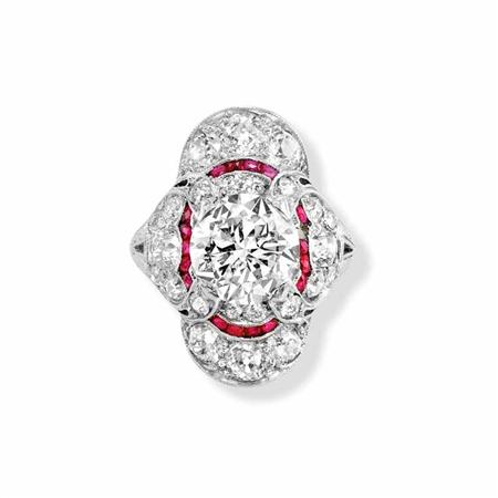 Diamond and Ruby Ring
	  Estimate:$5,000-$7,000