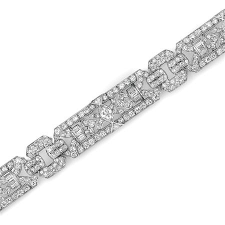 Art Deco Diamond Bracelet Estimate 10 000 15 000 69459