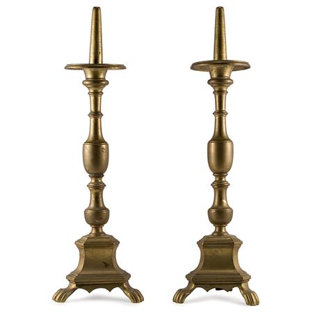 Pair of Dutch Baroque Style Brass 694d0