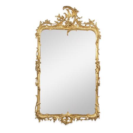 German Rococo Gilt-Wood Mirror
	