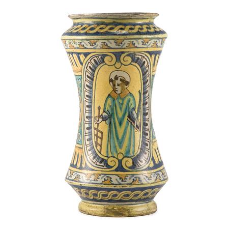 Italian Maiolica Albarello
	  Estimate:$800-$1,200