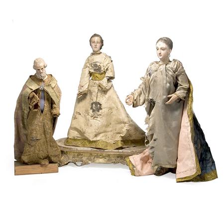 Group of Three Italian Papier Mache