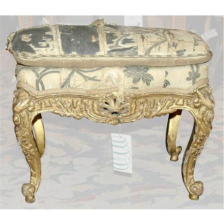 Early Louis XV Gilt-Wood Taboret
	