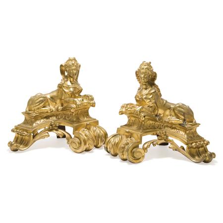 Pair of Regence Style Gilt Bronze 69501