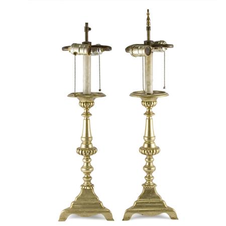 Pair of Dutch Baroque Style Brass 69506