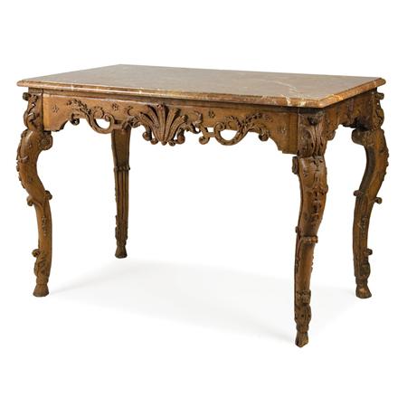 Regence Carved Oak Center Table  69518