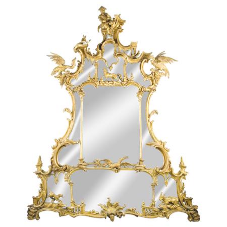 George III Style Gilt Wood Overmantel 6951a