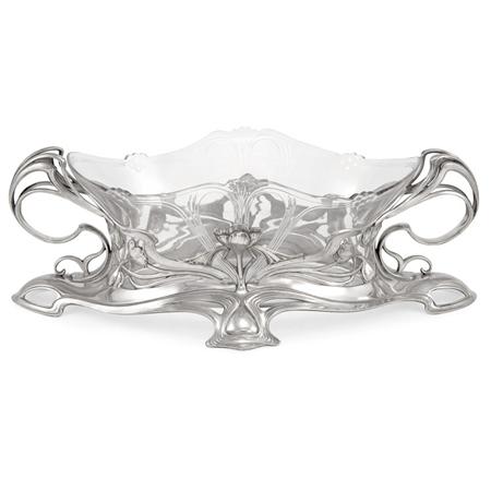 WMF Silver Plate and Glass Two Handled 69920