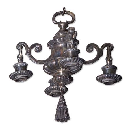 Louis XVI Style Silver Plated Four Light 69968