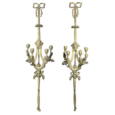 Pair of Louis XVI Style Gilt-Bronze