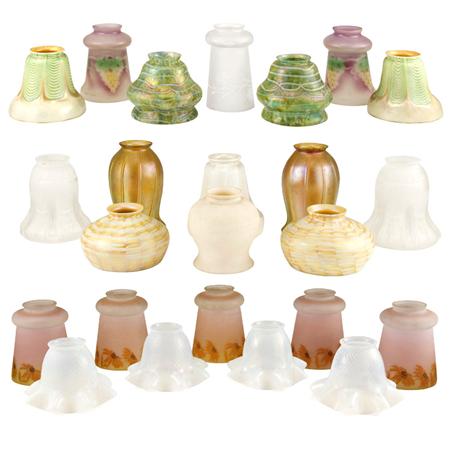 Group of Twenty-Four Glass Shades
	
