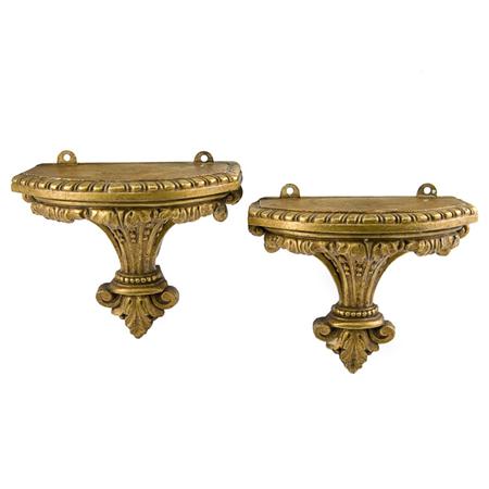 Pair of Louis XVI Style Gilt Wood 699c7