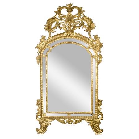 Rococo Style Gilt Wood Mirror  699fb