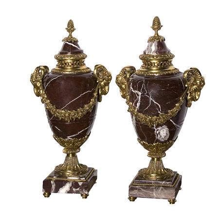 Pair of Louis XVI Style Gilt Bronze 69a01