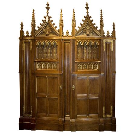 Gothic Style Carved and Parcel 69a58