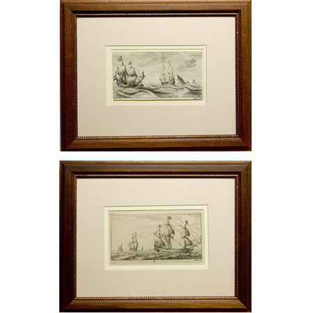 Wenzel Hollar [SHIPS AT SEA] Two