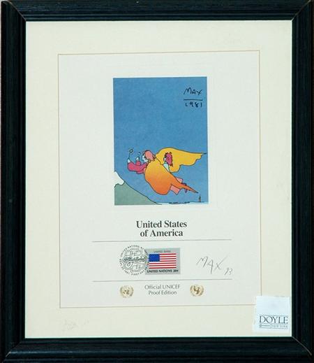 Peter Max UNITED STATES OF AMERICA Color