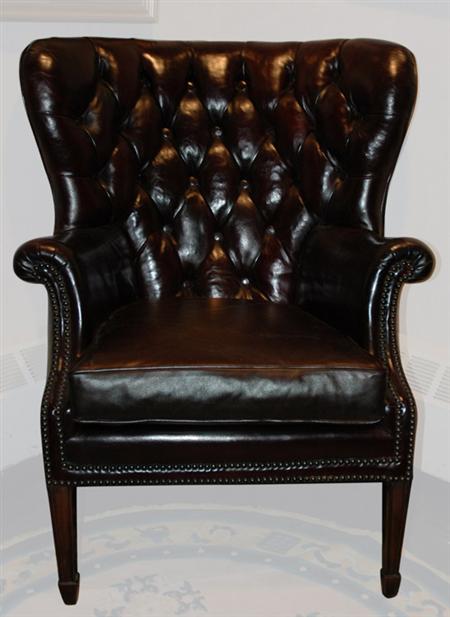 George III Style Leather Library 69ae5