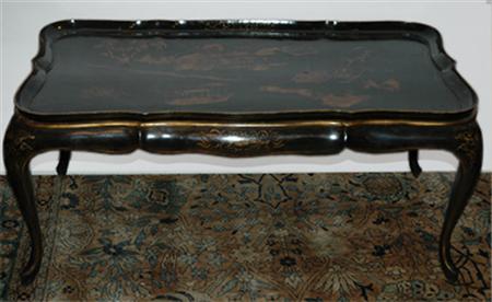 Chinoiserie Decorated Black Lacquer 69afd