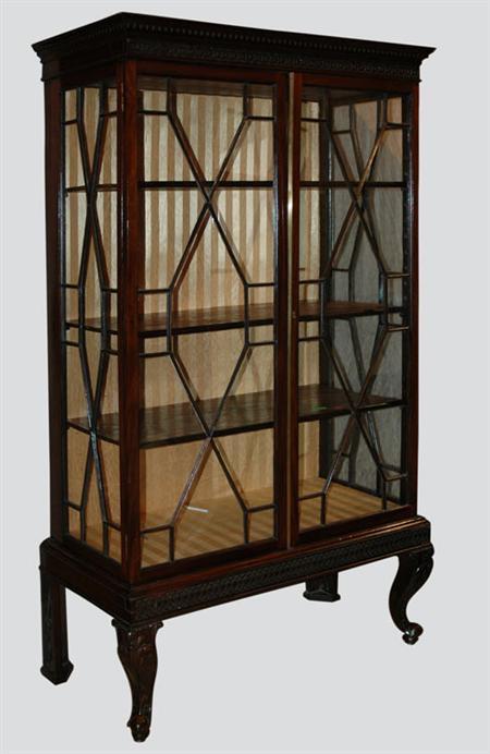 George III Style Mahogany Vitrine
	