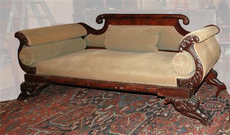 Classical Mahogany Upholstered