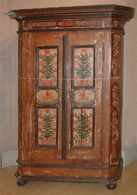 Swedish Floral Decorated Painted