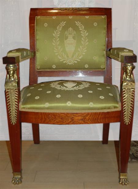 Empire Style Gilt-Metal Mounted