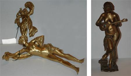 Art Nouveau Style Bronze Figure 69b45