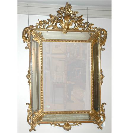 Louis XVI Style Gilt Wood Mirror  6979b