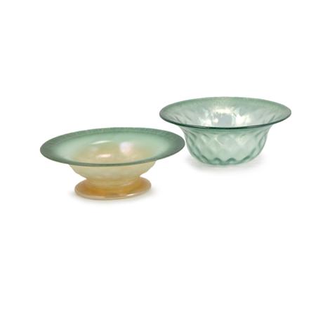 Two Tiffany Favrile Glass Bowls
	
