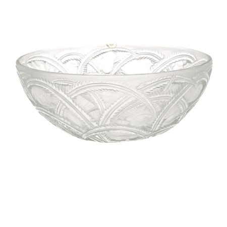 Lalique Molded Glass Pinsons Bowl  697f6