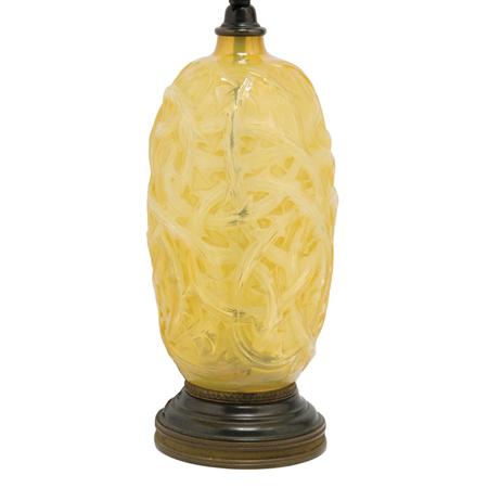 Lalique Molded Glass Ronces Vase  69805