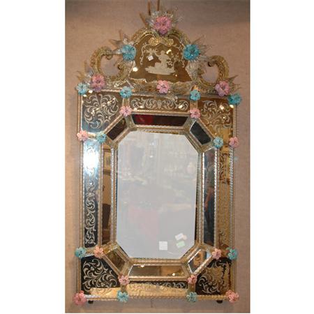Venetian Glass Mirror
	  Estimate:$1,500-$2,500