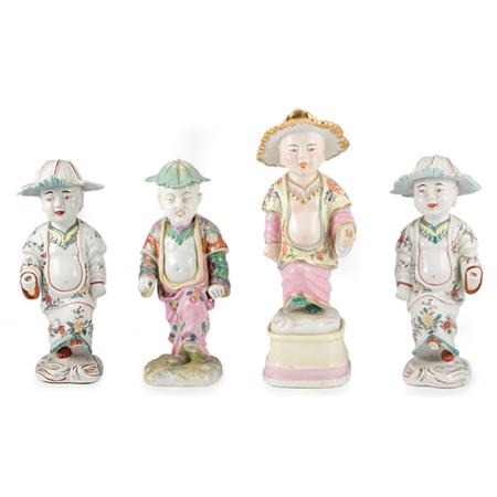 Group of Four Continental Porcelain