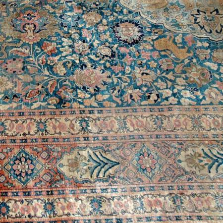 Indo Persian Silk Rug Estimate 600 900 69886