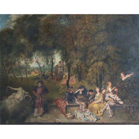 E. Meyer, After Watteau Fete Galante,