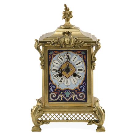 French Style Gilt Metal and Enameled 698f1