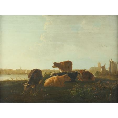 Circle of Aelbert Cuyp Cows Resting 69d5d