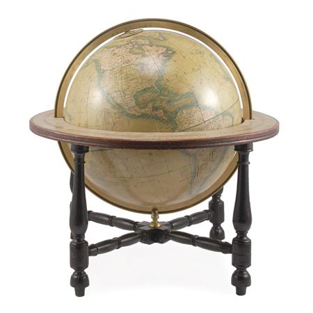 Victorian Terrestrial Table Globe  69d86