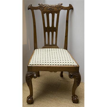George II Walnut Side Chair  69d95