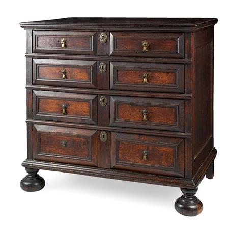 Charles II Walnut Chest of Drawers  69e34