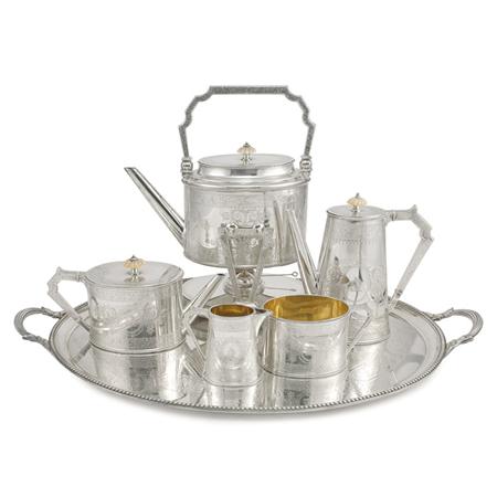 Victorian Silver Tea and Coffee