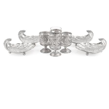 Set of Four Continental Silver