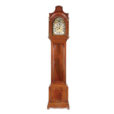 George III Mahogany Tall Case Clock  69e90