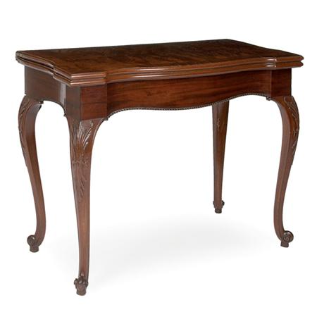 George III Mahogany Fold-Over Game