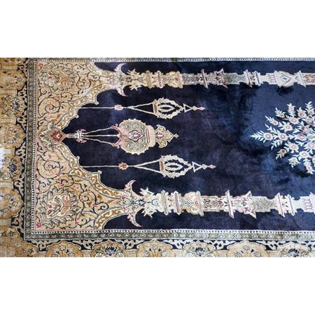 Qum Silk Prayer Rug
	  Estimate:$800-$1,200