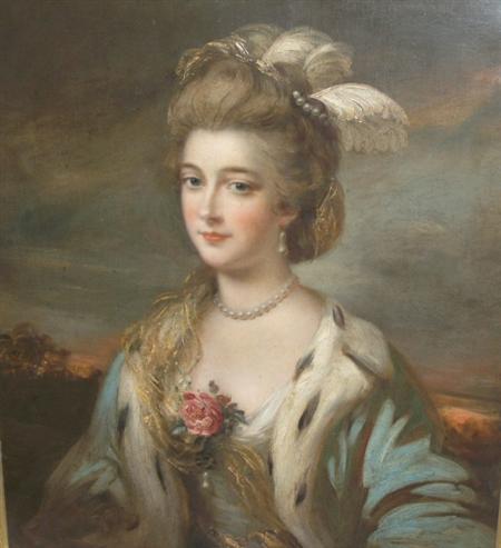 Manner of Thomas Gainsborough Portrait 69ee5